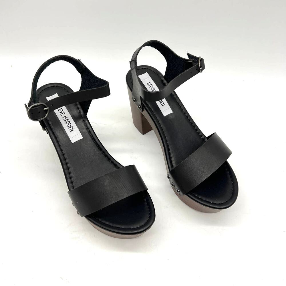 Steve Madden Womens Luna Platform Sandals Black 7.5